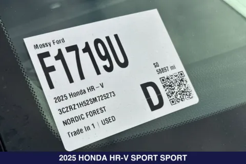 Photos of 2025 Honda HR-V Sport for sale in San Diego, CA at Mossy Ford