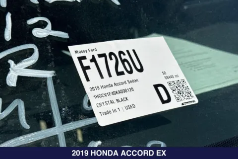 Photos of 2019 Honda Accord EX for sale in San Diego, CA at Mossy Ford
