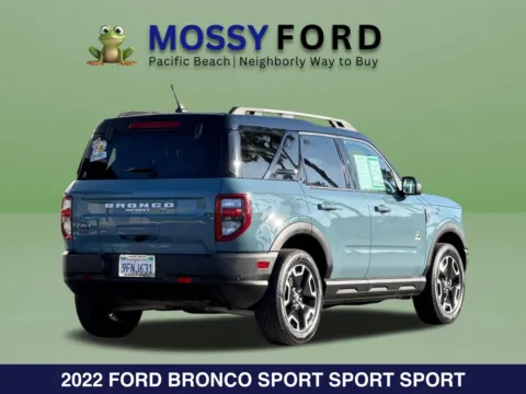 More photos of 2022 Ford Bronco Sport Outer Banks at Mossy Ford, CA