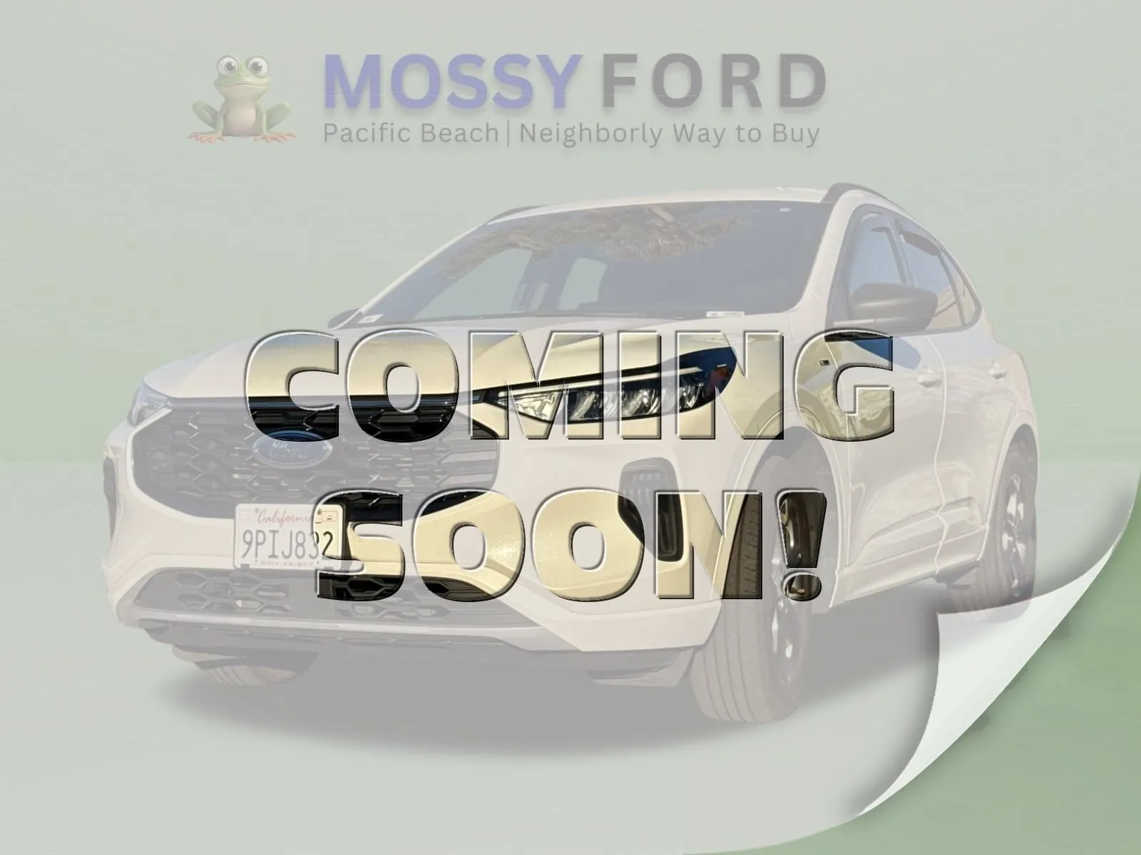 White 2024 Ford Escape Hybrid ST-Line for sale in San Diego, CA