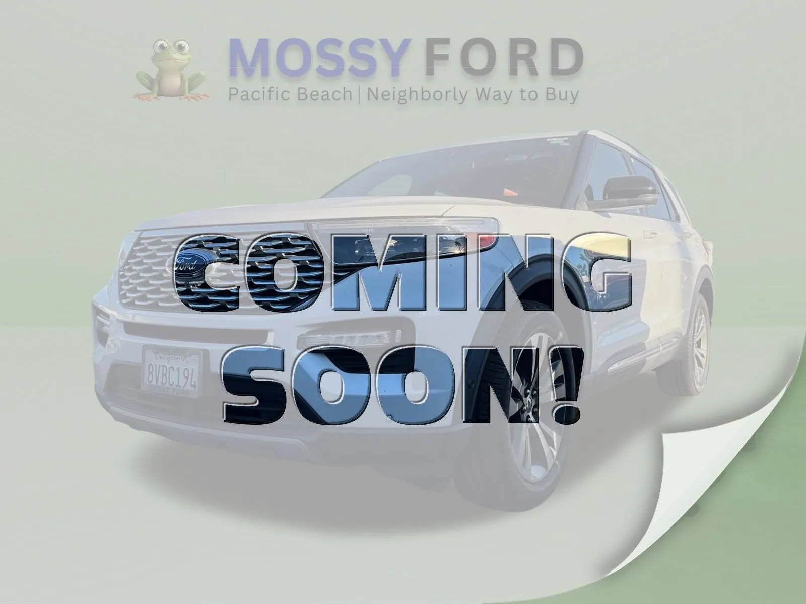 White 2020 Ford Explorer Platinum for sale in San Diego, CA