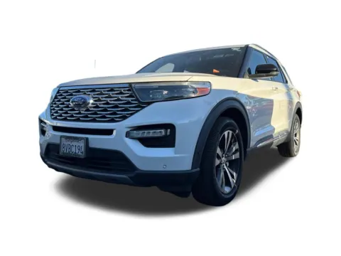 White 2020 Ford Explorer Platinum for sale in San Diego, CA