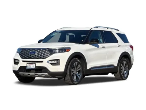 White 2020 Ford Explorer Platinum for sale in San Diego, CA