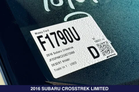 Photos of 2016 Subaru Crosstrek 2.0i Limited for sale in San Diego, CA at Mossy Ford