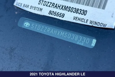 Photos of 2021 Toyota Highlander LE for sale in San Diego, CA at Mossy Ford