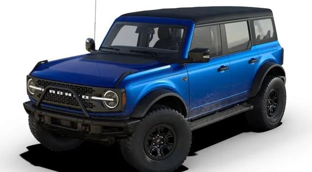 Blue 2024 Ford Bronco Wildtrak for sale in San Diego, CA