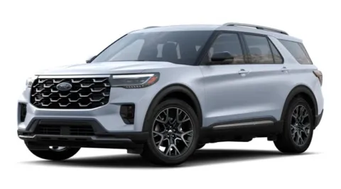 White 2025 Ford Explorer Platinum for sale in San Diego, CA