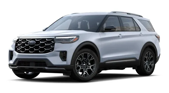 White 2025 Ford Explorer Platinum for sale in San Diego, CA