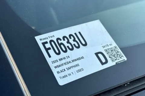 Another view of 2020 BMW Z4 sDrive M40i for sale in San Diego, CA at Mossy Ford
