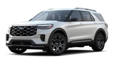 White 2025 Ford Explorer Platinum for sale in San Diego, CA