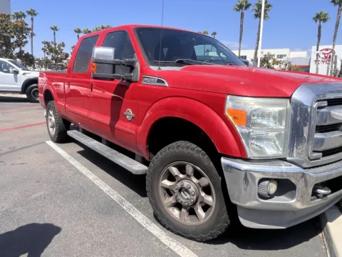 Red 2011 Ford F-250SD Lariat for sale in San Diego, CA