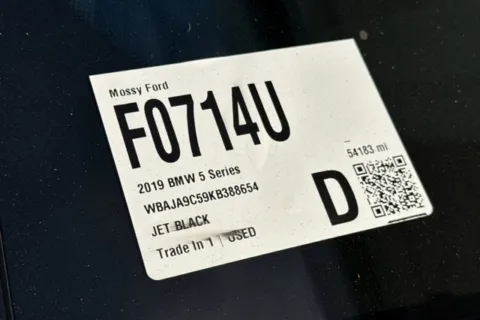 Another view of 2019 BMW 5 Series 530e iPerformance for sale in San Diego, CA at Mossy Ford