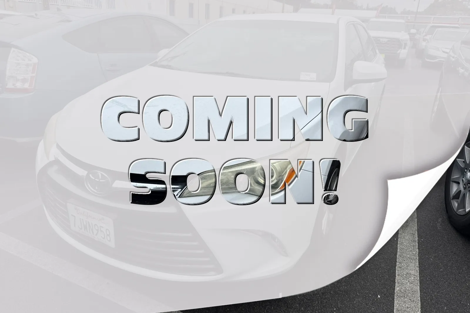 White 2015 Toyota Camry LE for sale in San Diego, CA