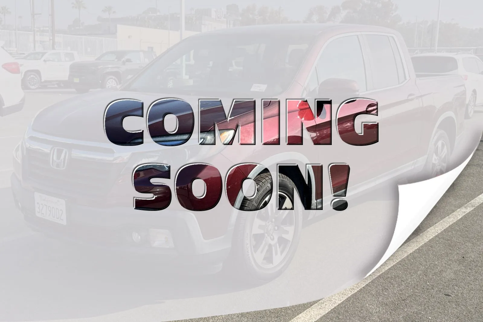 Red 2017 Honda Ridgeline RTL-T for sale in San Diego, CA