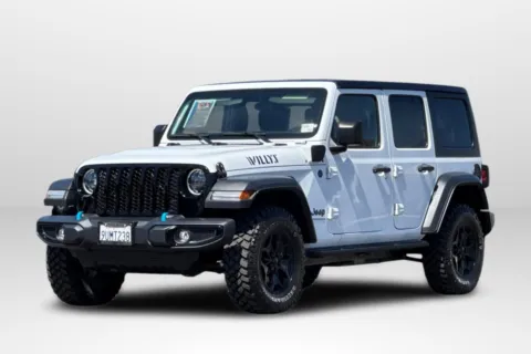 White 2023 Jeep Wrangler Base 4xe for sale in San Diego, CA