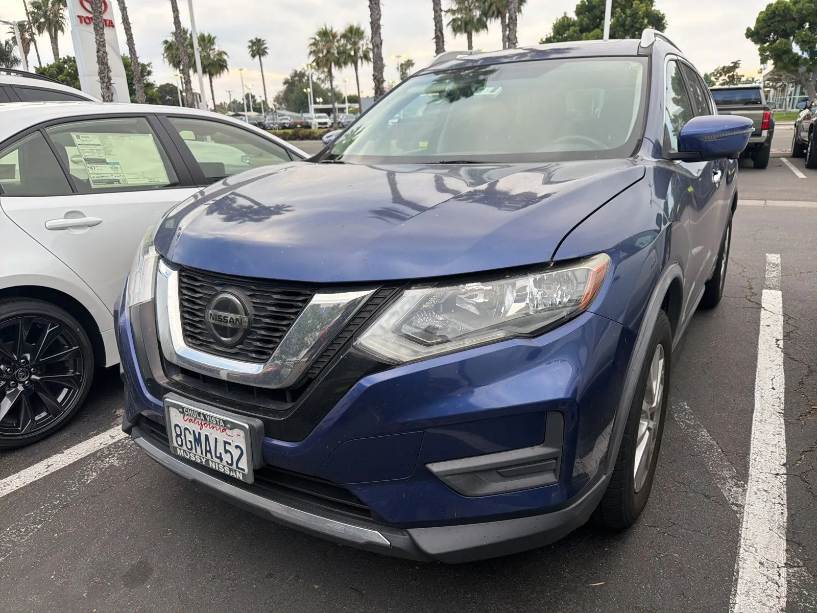 Blue 2018 Nissan Rogue SV for sale in San Diego, CA