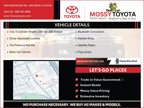 Another view of 2015 Toyota Tacoma PreRunner for sale in San Diego, CA at Mossy Toyota