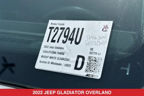 Photos of 2022 Jeep Gladiator Overland for sale in San Diego, CA at Mossy Toyota