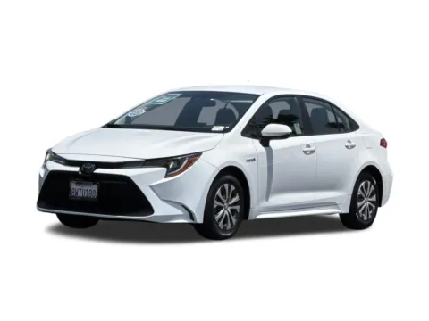 White 2021 Toyota Corolla Hybrid LE for sale in San Diego, CA
