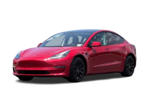 Red 2021 Tesla Model 3 Standard Range Plus for sale in San Diego, CA