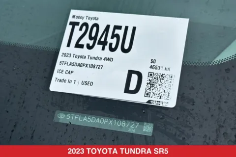 Photos of 2023 Toyota Tundra SR5 for sale in San Diego, CA at Mossy Toyota