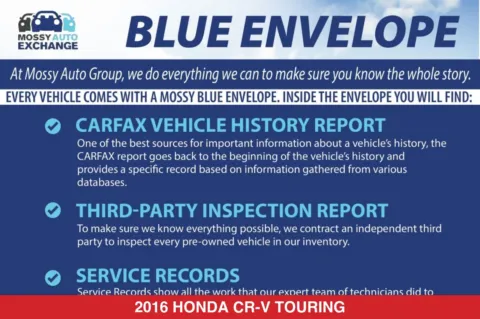 Photos of 2016 Honda CR-V Touring for sale in San Diego, CA at Mossy Toyota