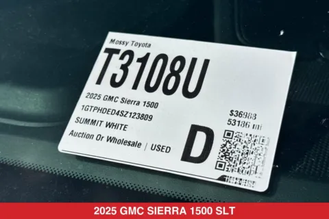 Photos of 2025 GMC Sierra 1500 SLT for sale in San Diego, CA at Mossy Toyota