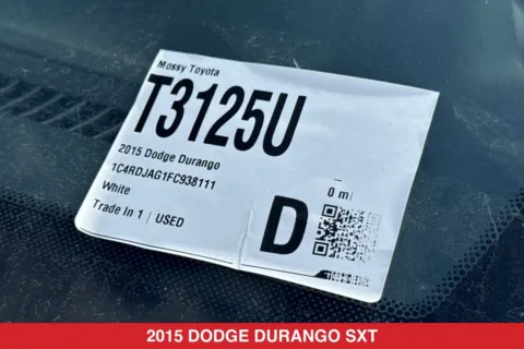 Photos of 2015 Dodge Durango SXT for sale in San Diego, CA at Mossy Toyota