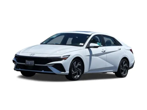 White 2024 Hyundai Elantra Hybrid Limited for sale in San Diego, CA