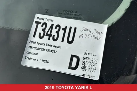 Photos of 2019 Toyota Yaris L for sale in San Diego, CA at Mossy Toyota