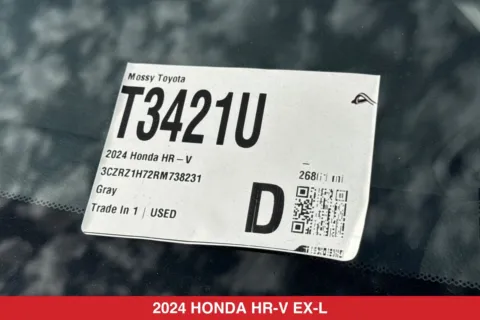Photos of 2024 Honda HR-V EX-L for sale in San Diego, CA at Mossy Toyota