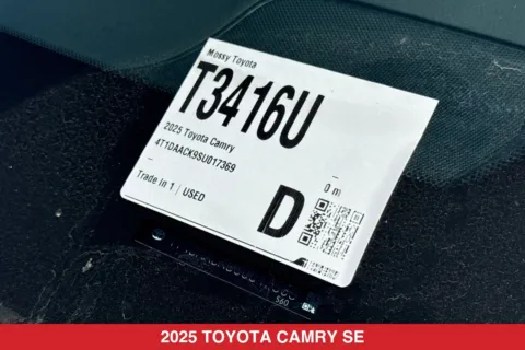 Photos of 2025 Toyota Camry SE for sale in San Diego, CA at Mossy Toyota