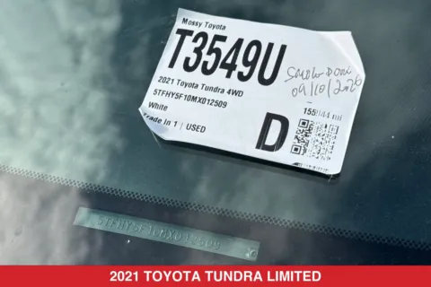 Photos of 2021 Toyota Tundra Limited for sale in San Diego, CA at Mossy Toyota