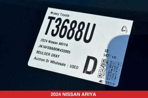 Photos of 2024 Nissan Ariya ENGAGE for sale in San Diego, CA at Mossy Toyota