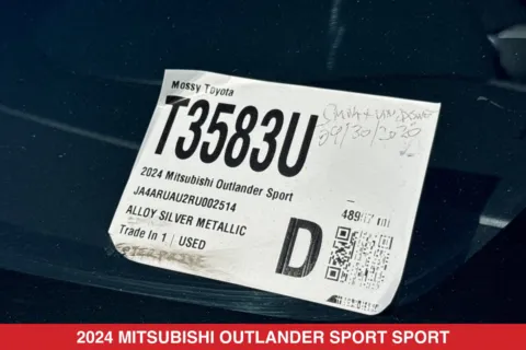 Photos of 2024 Mitsubishi Outlander Sport 2.0 ES for sale in San Diego, CA at Mossy Toyota