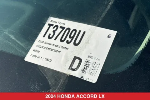 Photos of 2024 Honda Accord LX for sale in San Diego, CA at Mossy Toyota