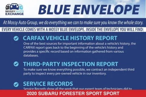 More photos of 2020 Subaru Forester Sport at Mossy Toyota, CA