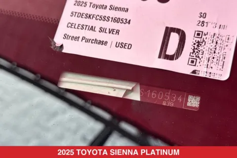 Photos of 2025 Toyota Sienna Platinum for sale in San Diego, CA at Mossy Toyota