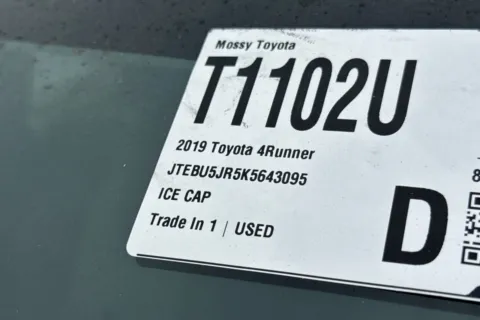 Another view of 2019 Toyota 4Runner SR5 Premium for sale in San Diego, CA at Mossy Toyota