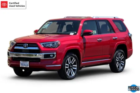 Red 2022 Toyota 4Runner Limited for sale in San Diego, CA