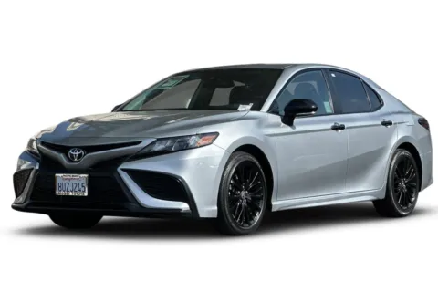 Silver 2021 Toyota Camry SE Nightshade for sale in San Diego, CA