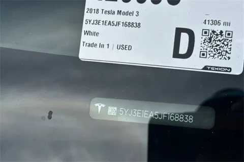 Another view of 2018 Tesla Model 3 Mid Range for sale in Lemon Grove, CA at Mossy Honda