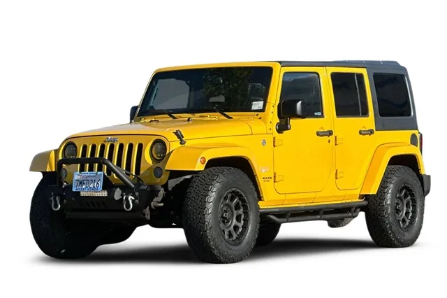 Yellow 2015 Jeep Wrangler Unlimited Sahara for sale in Lemon Grove, CA
