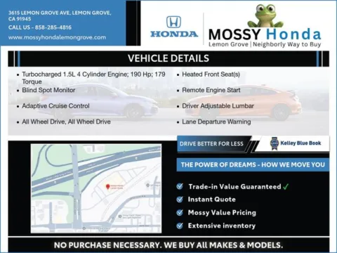 Another view of 2026 Honda CR-V EX for sale in Lemon Grove, CA at Mossy Honda