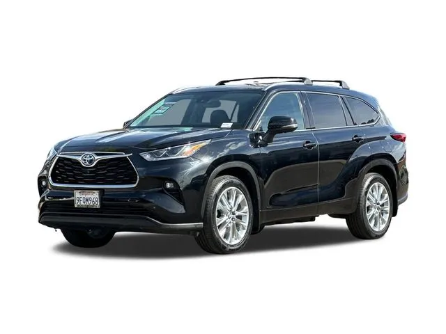 Black 2023 Toyota Highlander Hybrid Limited for sale in Lemon Grove, CA