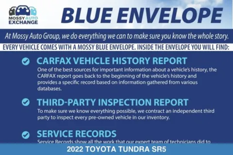 Photos of 2022 Toyota Tundra SR5 for sale in Lemon Grove, CA at Mossy Honda