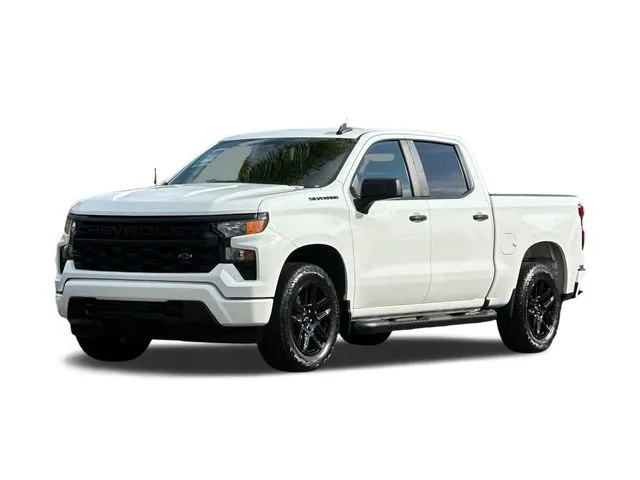 White 2024 Chevrolet Silverado 1500 Custom for sale in Lemon Grove, CA