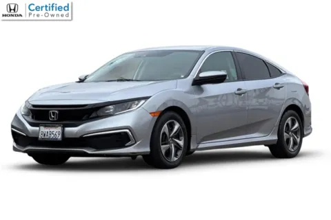 Silver 2021 Honda Civic LX for sale in Lemon Grove, CA