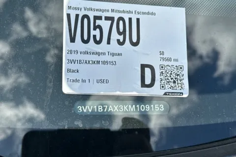 Another view of 2019 Volkswagen Tiguan 2.0T S for sale in Escondido, CA at Mossy Volkswagen