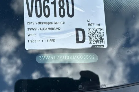 Another view of 2019 Volkswagen Golf GTI 2.0T S for sale in Escondido, CA at Mossy Volkswagen